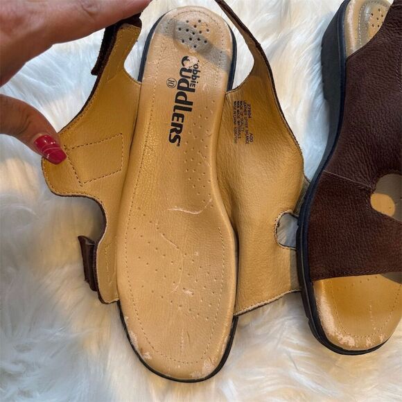 Cobbie Cuddlers Women's Brown Leather Sandals Size 10 Casual Summer - Picture 9 of 10